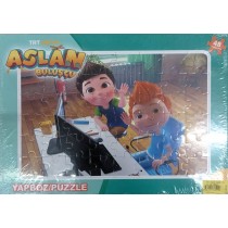 Adel Trt Aslan Buluşçu 48 Parça Frame Puzzle (24x34cm)