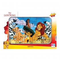 Ks Puzzle Frame Lion King 24 Parça