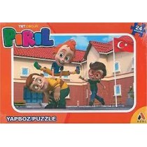 ADEL Trt Çocuk Pırıl 24 Parça Puzzle Yapboz